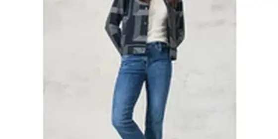 Cecil Damen Struktur-Jacke in Blau, Gr: L ansehen