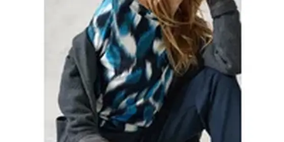 Cecil Damen Bedrucktes Shirt in Blau, Gr: M ansehen