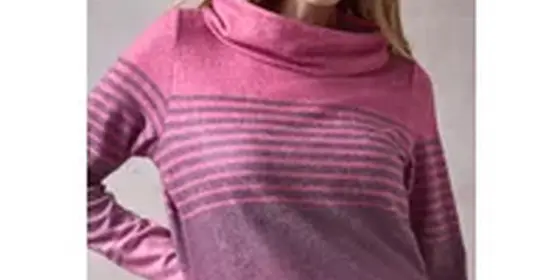 Cecil Damen Gestreiftes Shirt in Pink, Gr: L ansehen