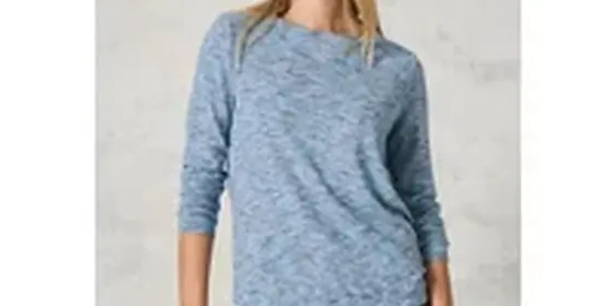 Cecil Damen Melange-Shirt in Blau, Gr: XXL ansehen