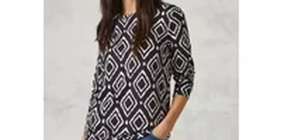 Cecil Damen Bedrucktes Langarmshirt in Grau, Gr: XXL ansehen