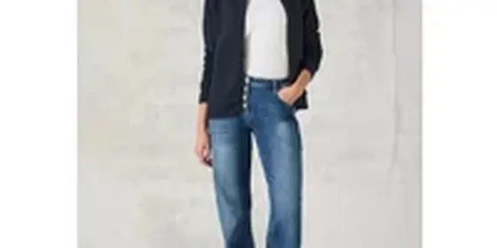 Cecil Damen Strukturjacke in Blau, Gr: M ansehen