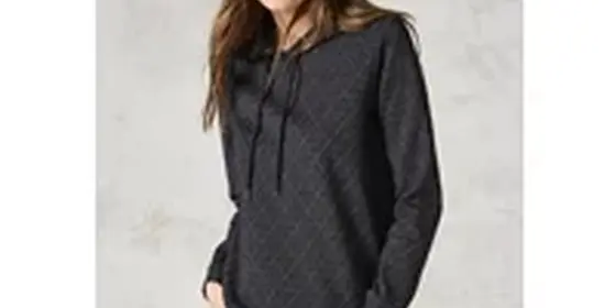 Cecil Damen Gemustertes Langarmshirt in Grau, Gr: L ansehen