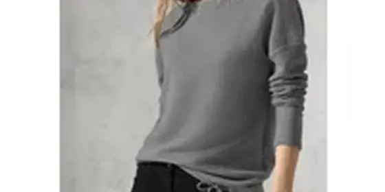 Cecil Damen Glitzerndes Ottoman Shirt in Grau, Gr: XS ansehen