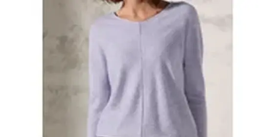 Cecil Damen Melange-Look Ottoman Shirt in Lila, Gr: XXL ansehen