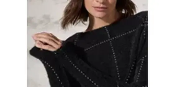 Cecil Damen Federgarn Langarmshirt in Schwarz, Gr: L ansehen