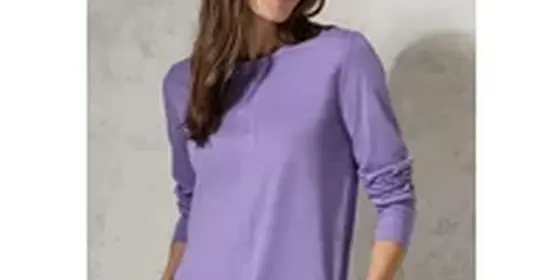 Cecil Damen Shirt im Tunika-Look in Lila, Gr: S ansehen