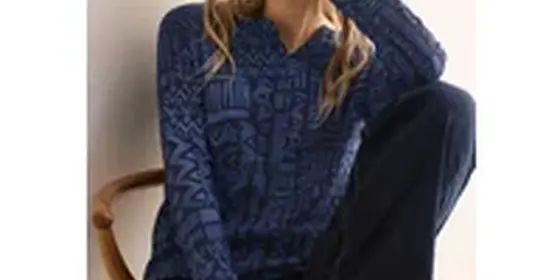 Cecil Damen Shirt im Tunika-Look in Blau, Gr: M ansehen