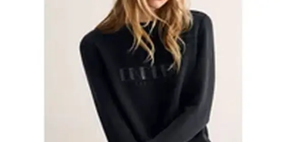 Cecil Damen Langarmshirt mit Wording in Schwarz, Gr: M ansehen