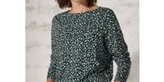 Cecil Damen Jersey-Shirt mit Print in Schwarz, Gr: L ansehen