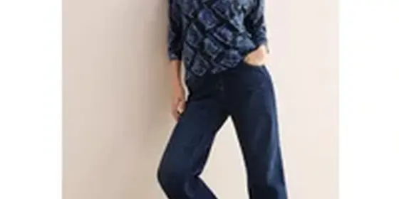 Cecil Damen Bedrucktes Shirt in Blau, Gr: M ansehen