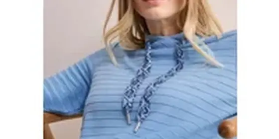 Cecil Damen Ottomanshirt in Blau, Gr: S ansehen
