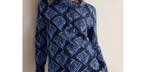 Cecil Damen Bedrucktes Shirt in Blau, Gr: XXL ansehen