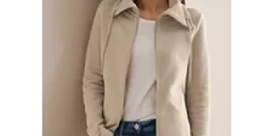 Cecil Damen Two-Tone Ottoman Jacke in Beige, Gr: L ansehen