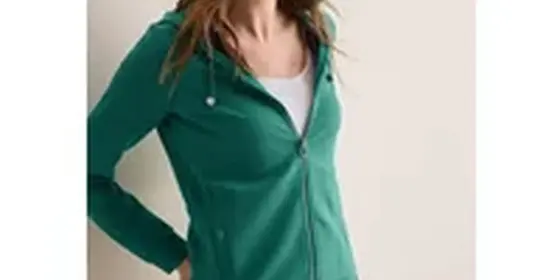 Cecil Damen Twill Hoodie-Jacke in Grün, Gr: XS ansehen
