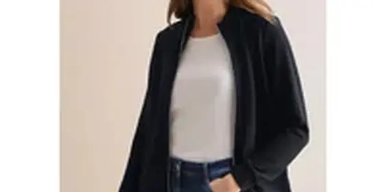 Cecil Damen Jacke mit Stehkragen in Blau, Gr: XL ansehen