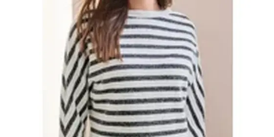 Cecil Damen Gestreiftes Federgarn Shirt in Blau, Gr: XS ansehen