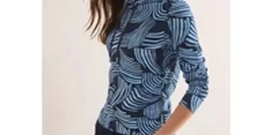 Cecil Damen Bedrucktes Shirt in Blau, Gr: XS ansehen
