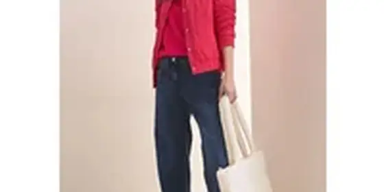 Cecil Damen Strukturshirt in Rot, Gr: XL ansehen