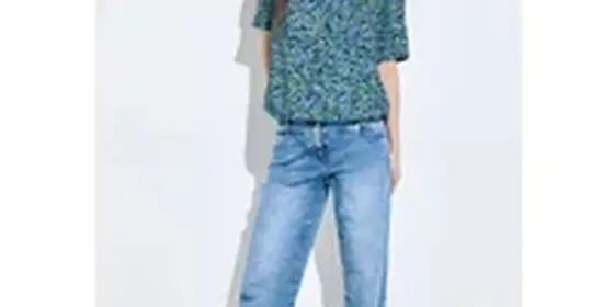 Cecil Damen Bluse in Multicolor in Blau, Gr: M ansehen