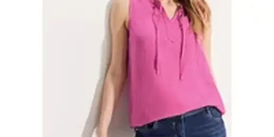 Cecil Damen Leinenmix Blusentop in Pink, Gr: XS ansehen