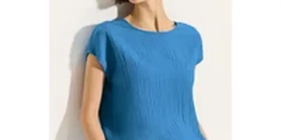 Cecil Damen Crepe Knoten Bluse in Blau, Gr: S ansehen