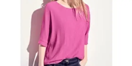 Cecil Damen Struktur Bluse in Pink, Gr: XS ansehen