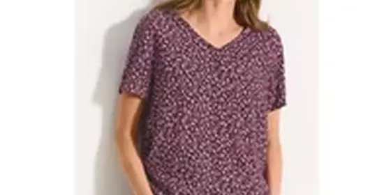 Cecil Damen Sommer Print Bluse in Rot, Gr: XXL ansehen
