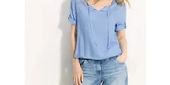 Cecil Damen Tunika Bluse in Blau, Gr: XS ansehen