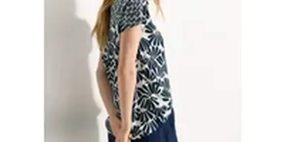 Cecil Damen Printmix Bluse in Blau, Gr: L ansehen