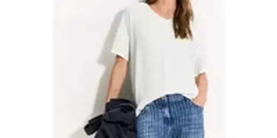 Cecil Damen Crepe Bluse in Weiß, Gr: L ansehen