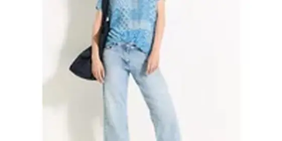 Cecil Damen Patchwork Print Bluse in Blau, Gr: XL ansehen