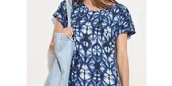 Cecil Damen Bedruckte T-Shirt-Bluse in Blau, Gr: XS ansehen