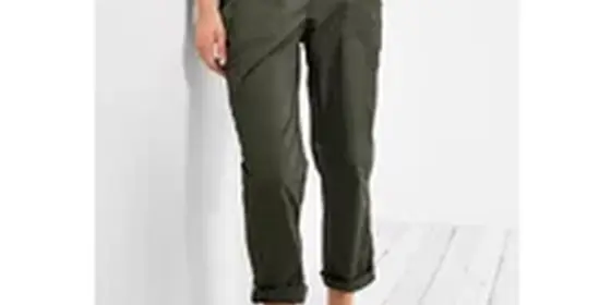 Cecil Damen Casual Fit Hose in 7/8 in Grün, Gr: 26 ansehen