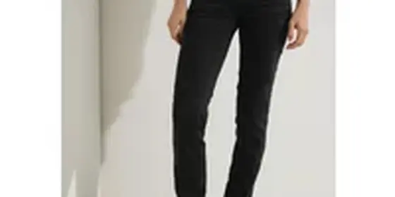 Cecil Damen Slim Fit Jeans in Schwarz, Gr: 25 ansehen