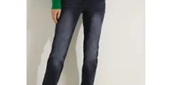 Cecil Damen Slim Fit Jeans in Blau, Gr: 25 ansehen