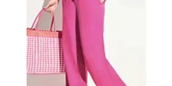 Cecil Damen Leichte Leinenhose in Pink, Gr: S ansehen