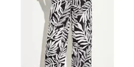 Cecil Damen Leinenmix Hose in Schwarz, Gr: M ansehen
