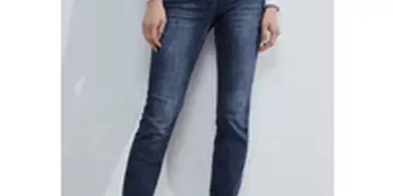 Cecil Damen Turn-Up Slim Fit Jeans in Blau, Gr: 25 ansehen