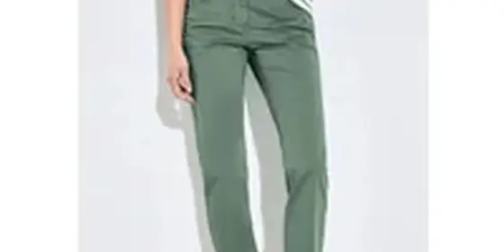 Cecil Damen Casual Fit Hose in Grün, Gr: 34 ansehen