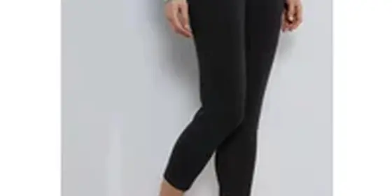 Cecil Damen 3/4 Leggings in Schwarz, Gr: XL ansehen