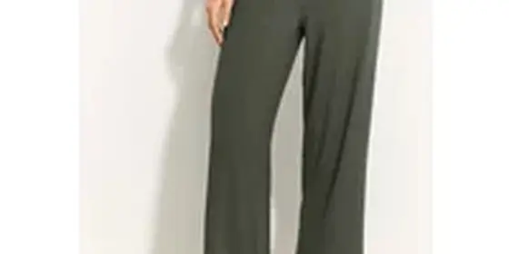 Cecil Damen Hose mit Wide Legs in Grün, Gr: XXL ansehen