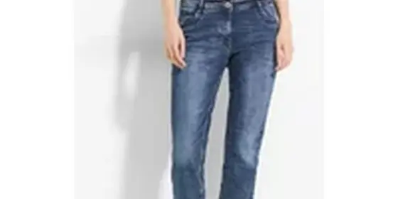Cecil Damen Casual Fit Sommerjeans in Blau, Gr: 26 ansehen