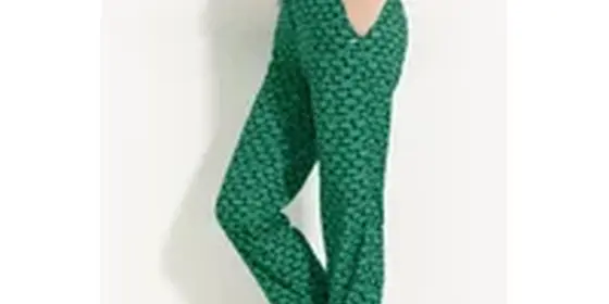 Cecil Damen 7/8 Hose mit Print in Grün, Gr: S ansehen