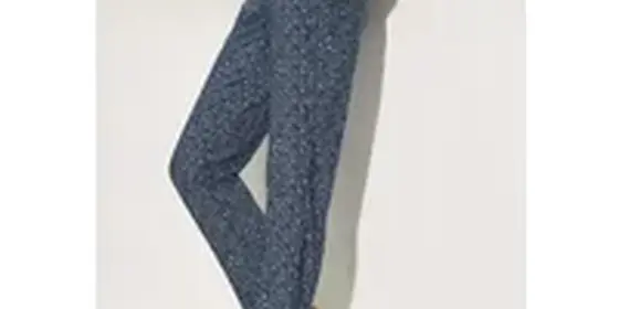 Cecil Damen Bequeme Print Hose in Blau, Gr: M ansehen