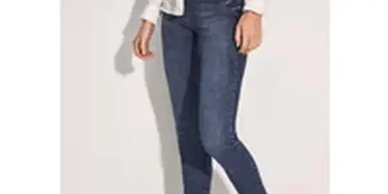 Cecil Damen Jeans im Slim Fit in Blau, Gr: 25 ansehen