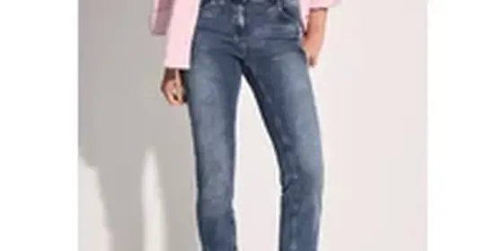 Cecil Damen Jeans im Slim Fit in Blau, Gr: 36 ansehen
