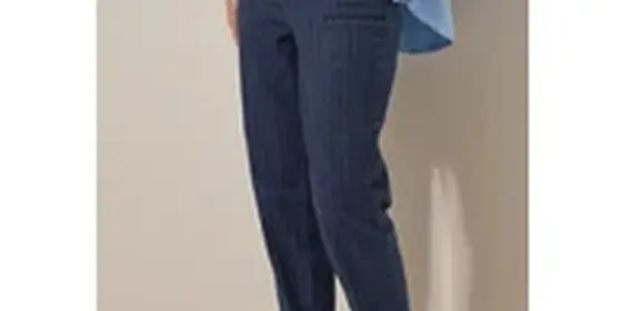 Cecil Damen Jeans im Nadelstreifen-Look in Blau, Gr: 30 ansehen