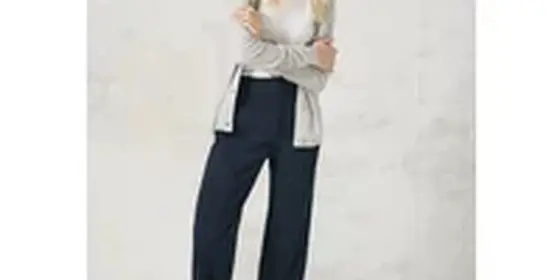 Cecil Damen Hose im Loose Fit in Blau, Gr: M ansehen