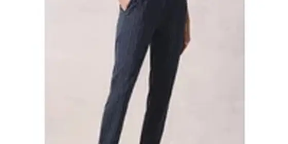 Cecil Damen Hose im Nadelstreifen-Look in Blau, Gr: L ansehen